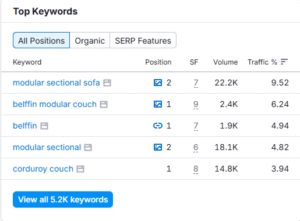 Shami IT Firm SEO Case Study Showing Top Keyword Rankings and Organic Traffic Growth